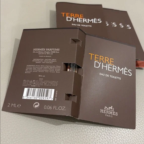 Hermès  Terre d'Hermès Eau de toiette( 6 spray samples ) - Picture 3 of 3
